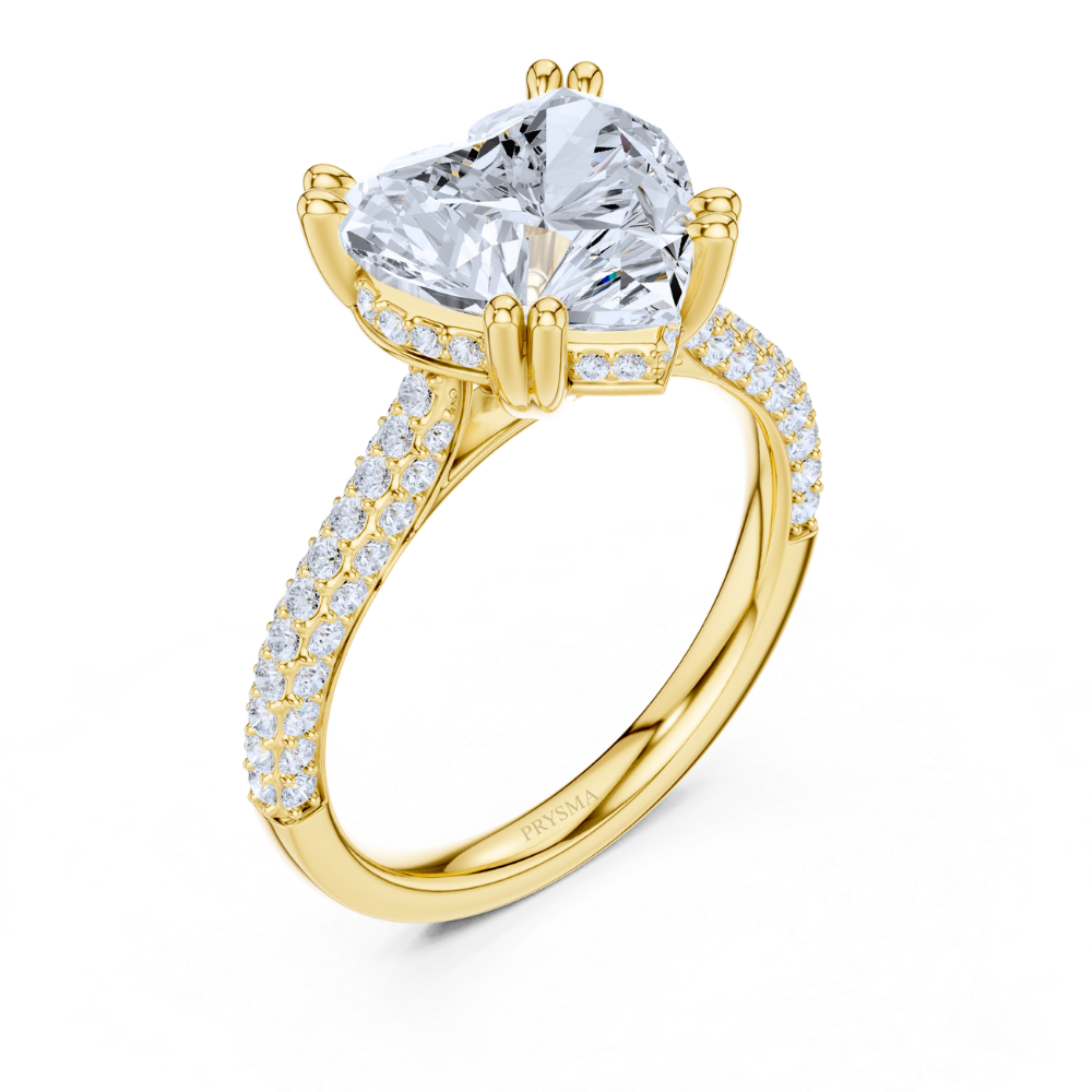 Amour Pavé Heart Ring