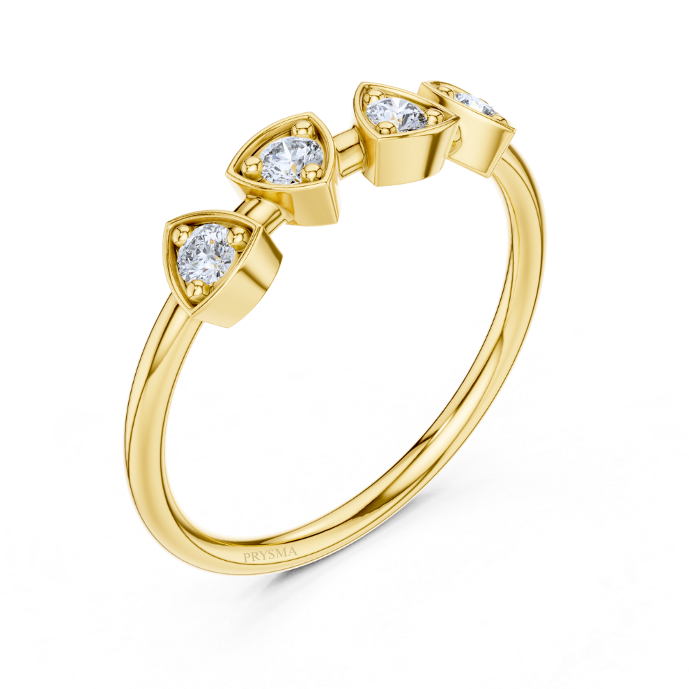 Trinity Gleam Diamond Ring