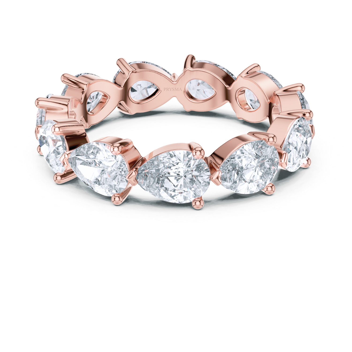Eterna Pear Diamond Band