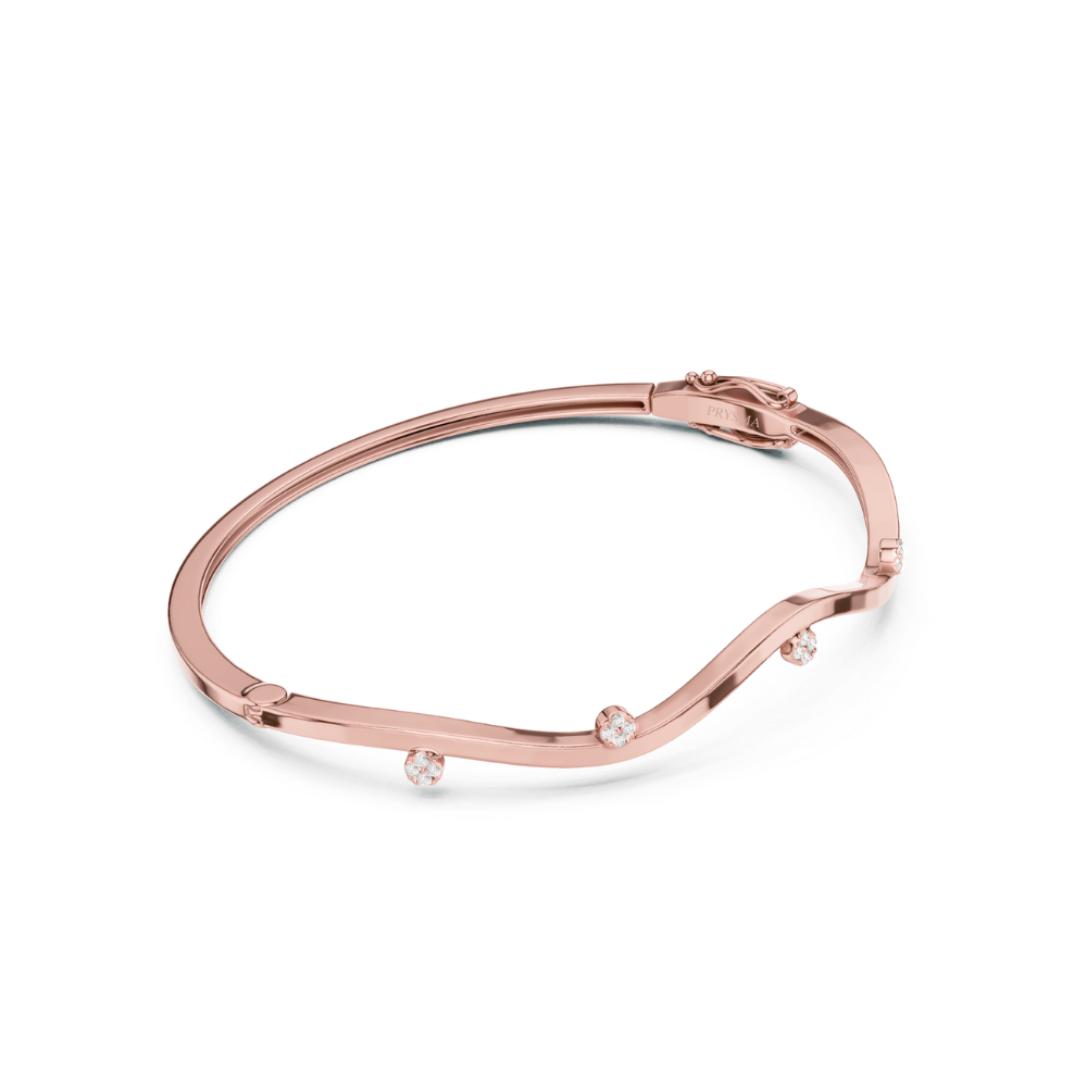Ondessa Diamond Wave Bracelet