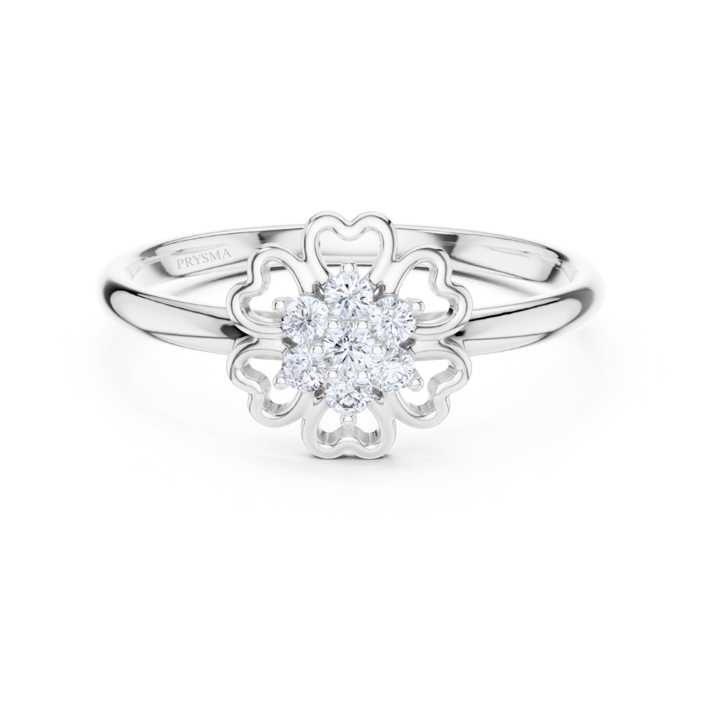 Petal Embrace Diamond Ring