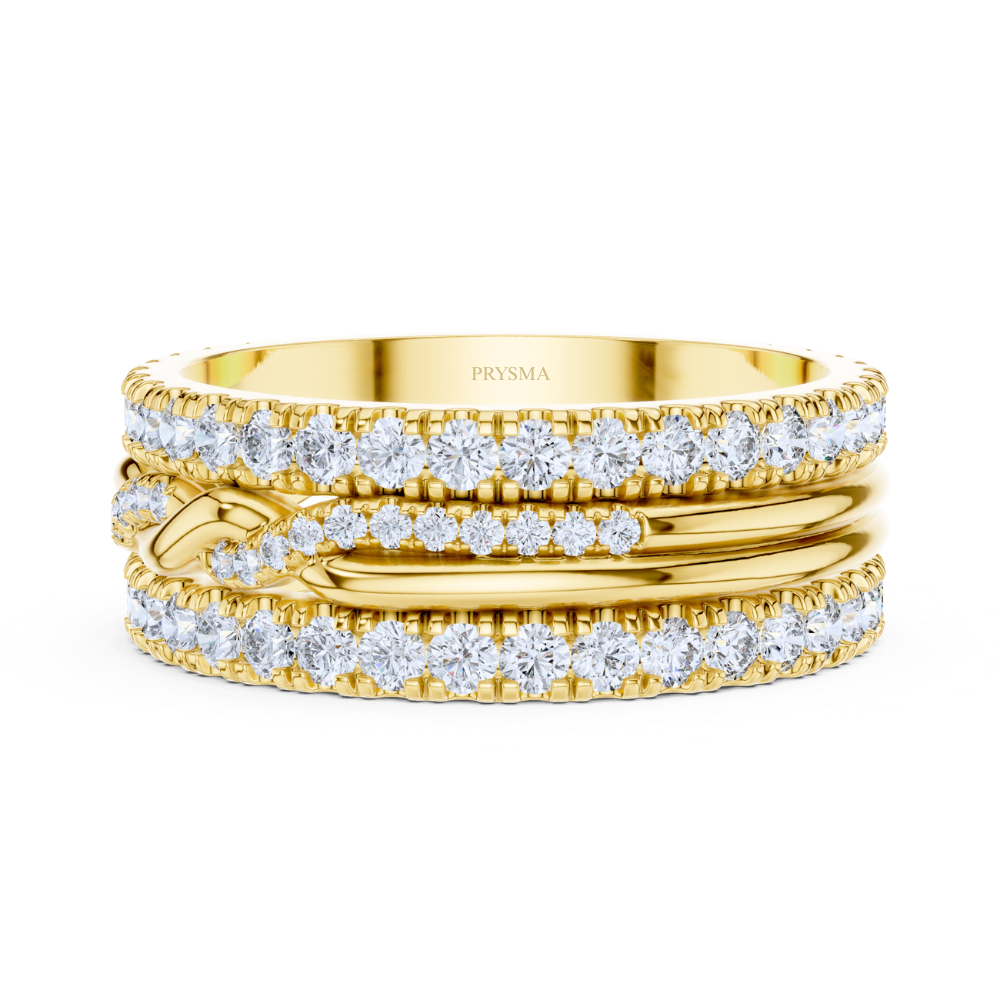 Twist Harmony Diamond Ring