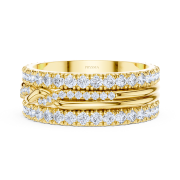 Twist Harmony Diamond Ring