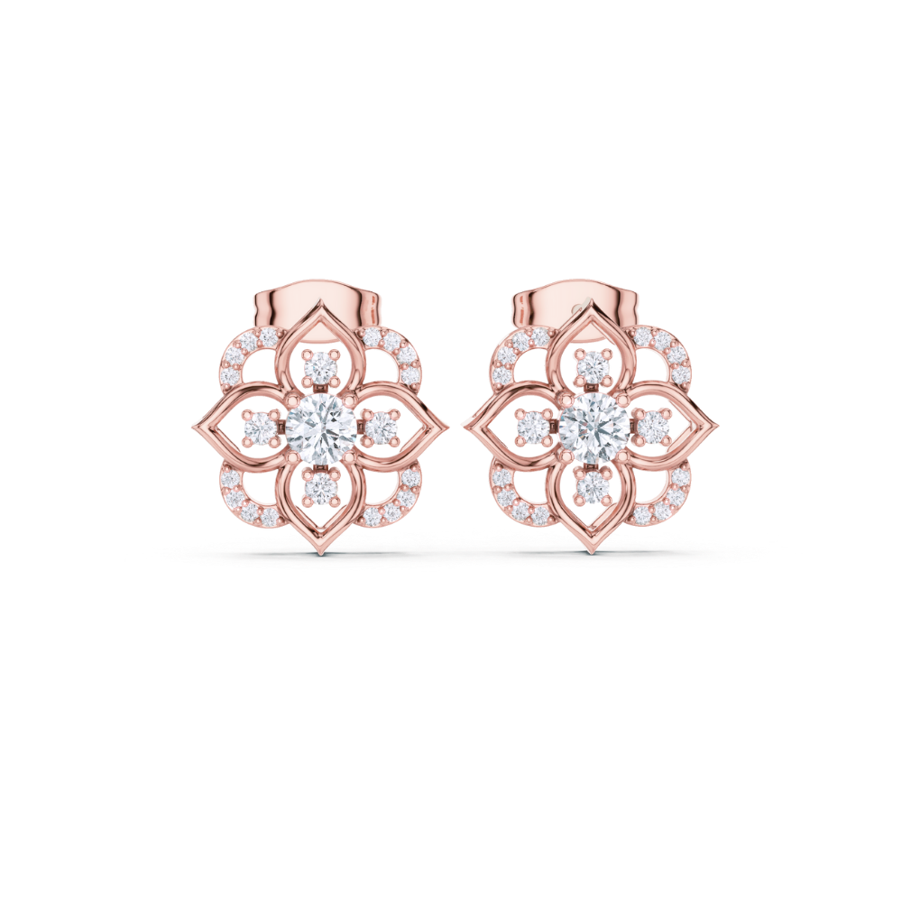 Petal Bloom  Stud Earrings