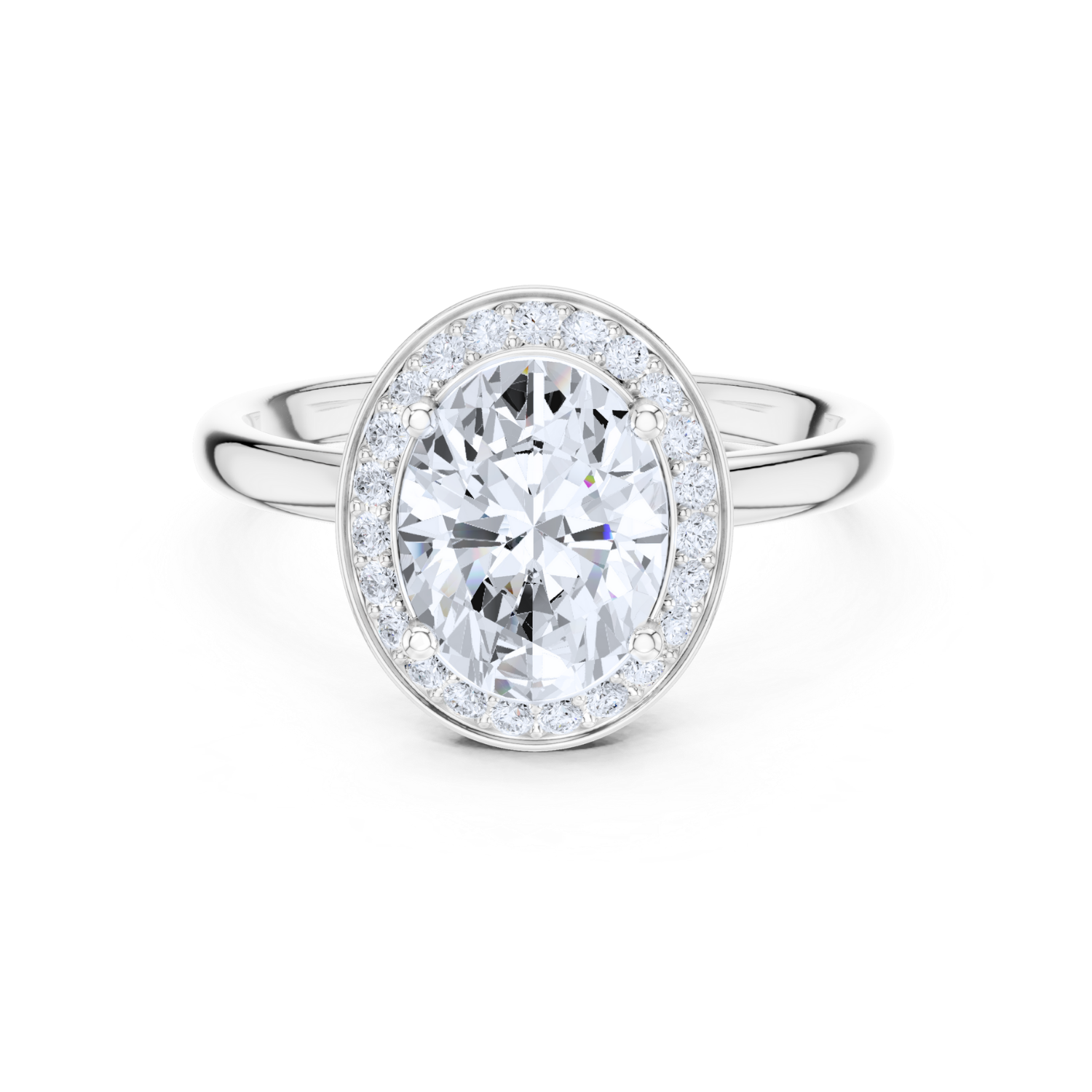 Evelyn Oval Shine Ring