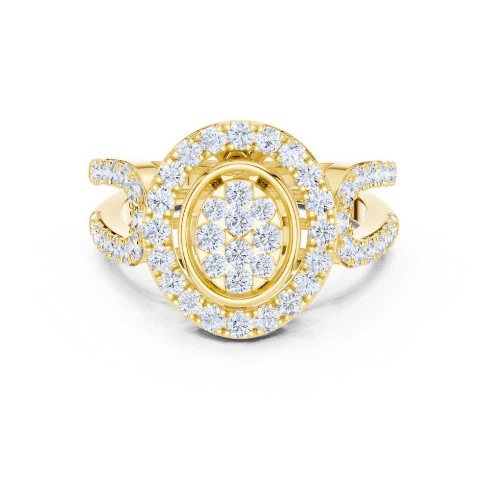 Eternal Bloom Halo Diamond Ring