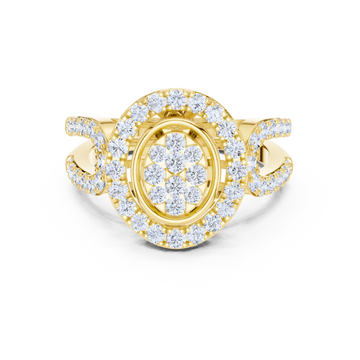 Eternal Bloom Halo Diamond Ring