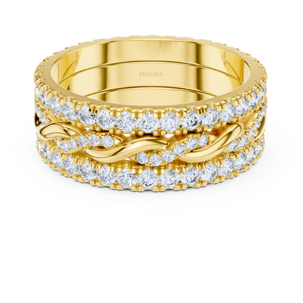Twist Harmony Diamond Ring