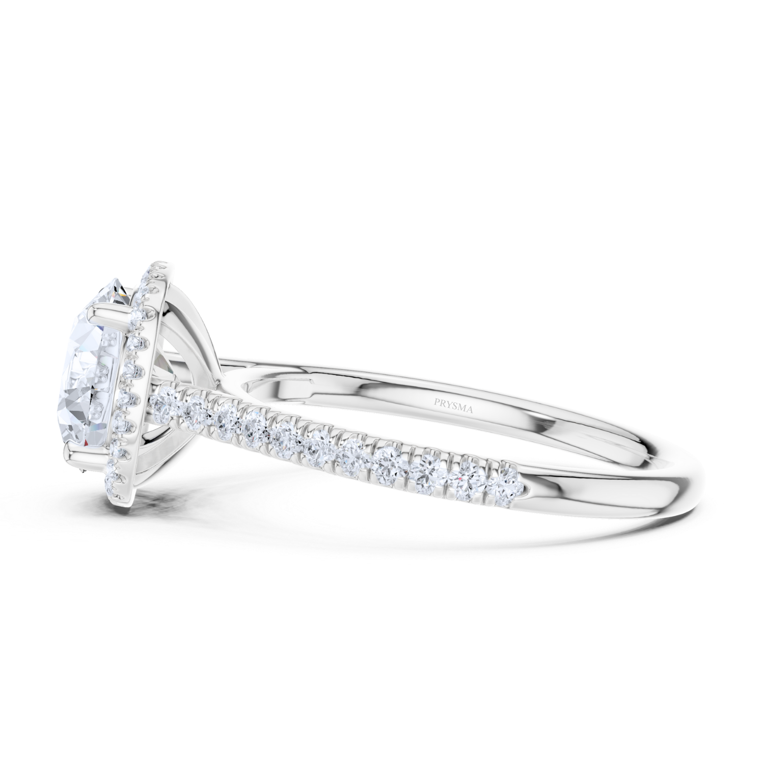 Halo Pave Diamond Ring