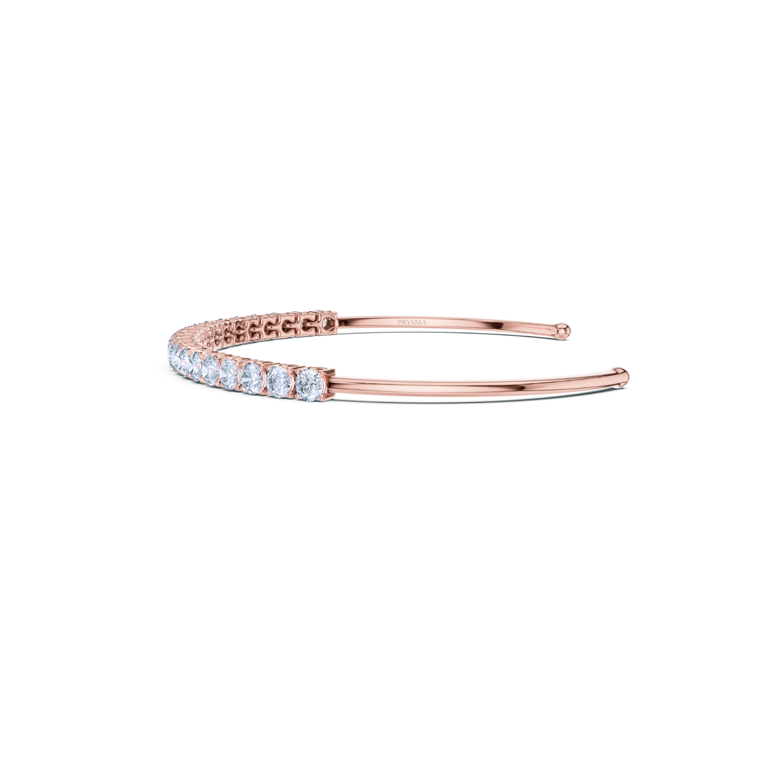 Elegant Diamond Open Cuff Bracelet