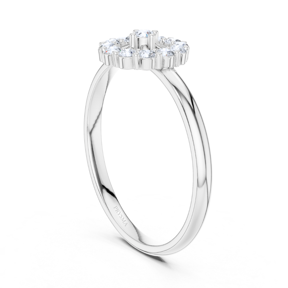 Elysian Halo Diamond Ring