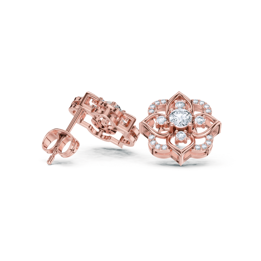 Petal Bloom  Stud Earrings