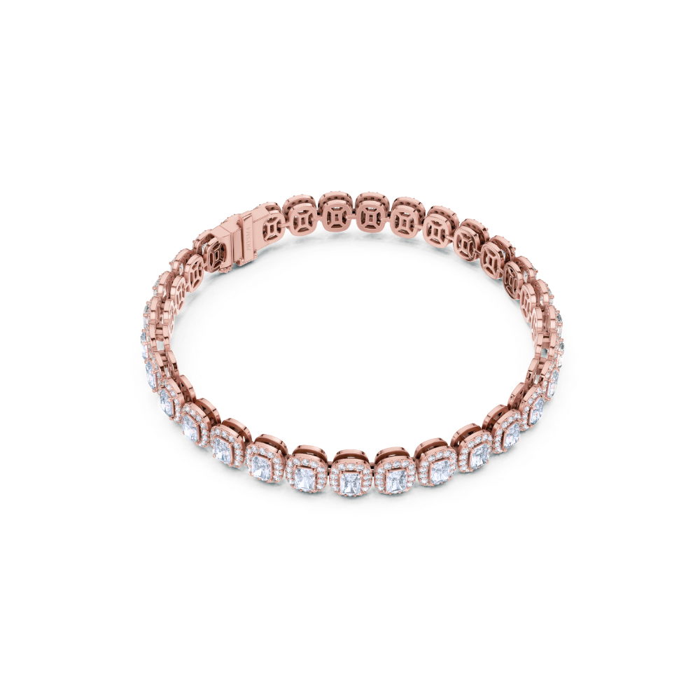Luminous Halo Tennis Bracelet