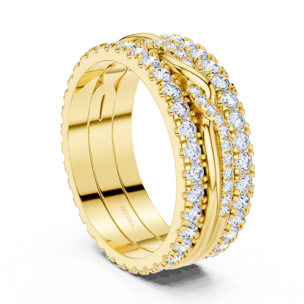 Twist Harmony Diamond Ring