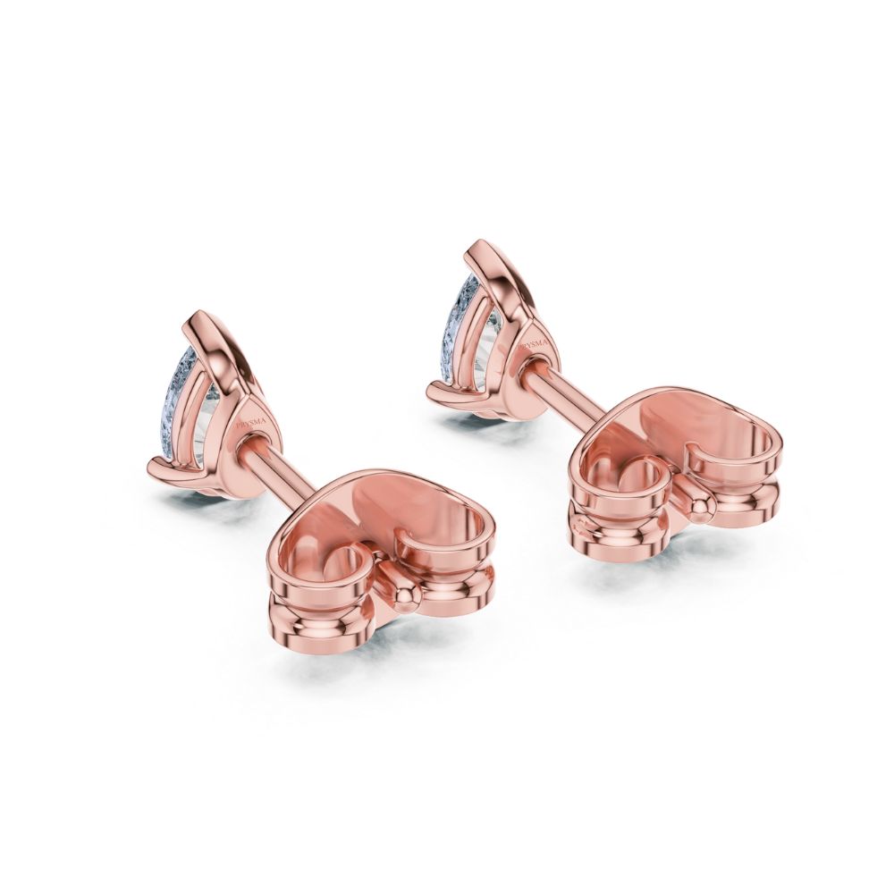 Sleek Teardrop-Inspired Stud Earrings