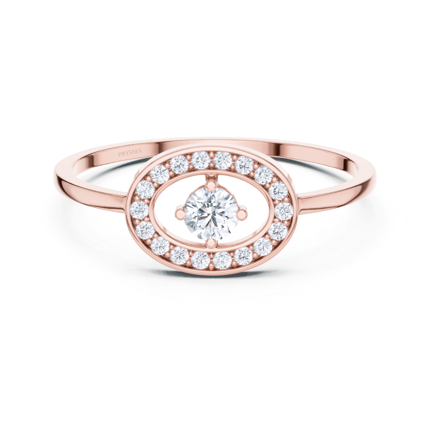 Halo Solitaire Diamond Ring
