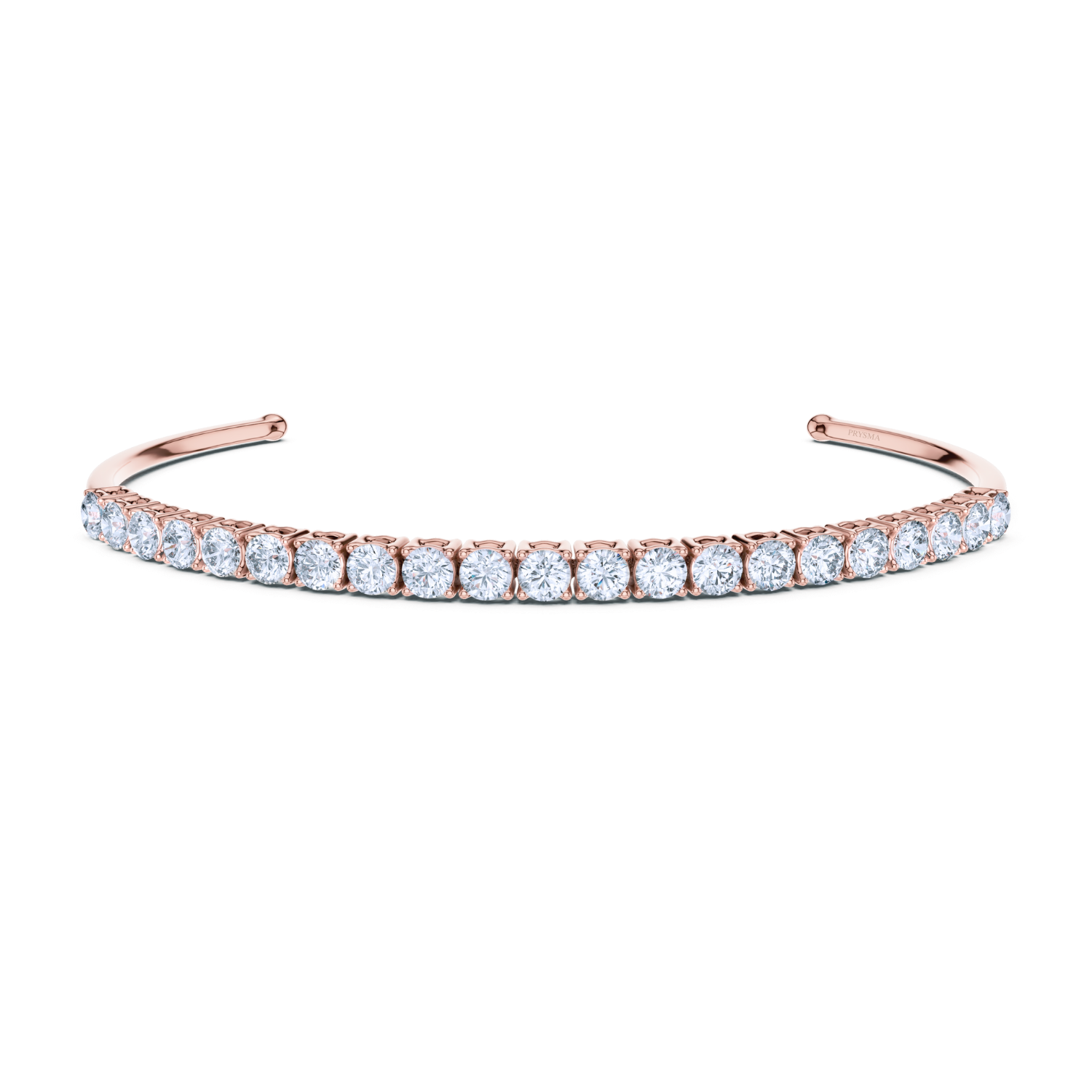 Elegant Diamond Open Cuff Bracelet