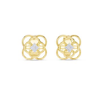 Ethereal Diamonds Stud Earrings