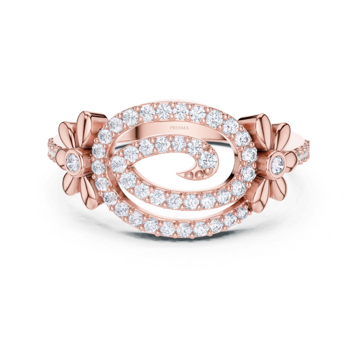 Floral Elegance Diamond Ring