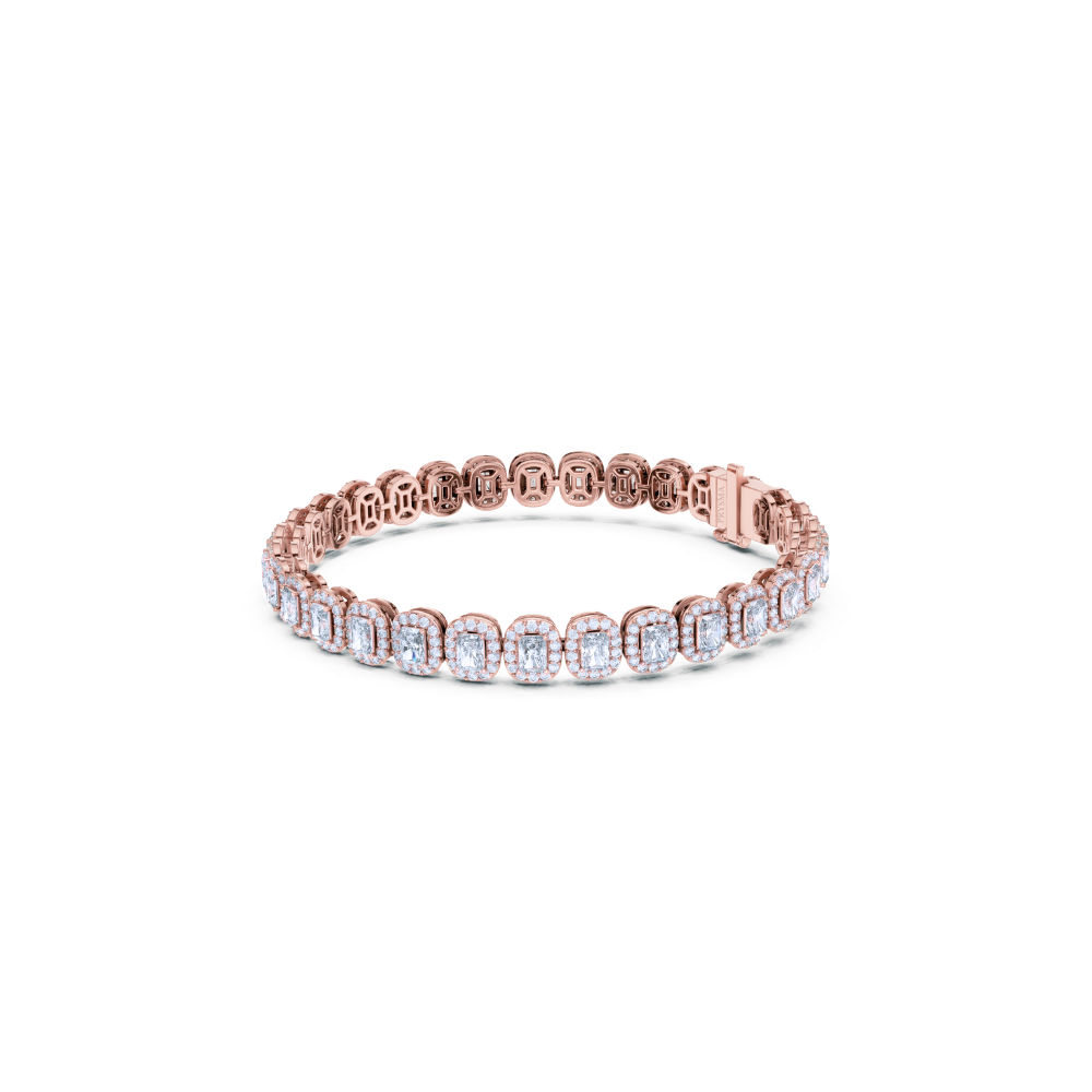 Luminous Halo Tennis Bracelet