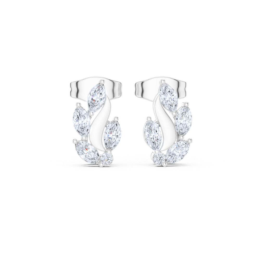 Marquise Cascade Diamond Earrings