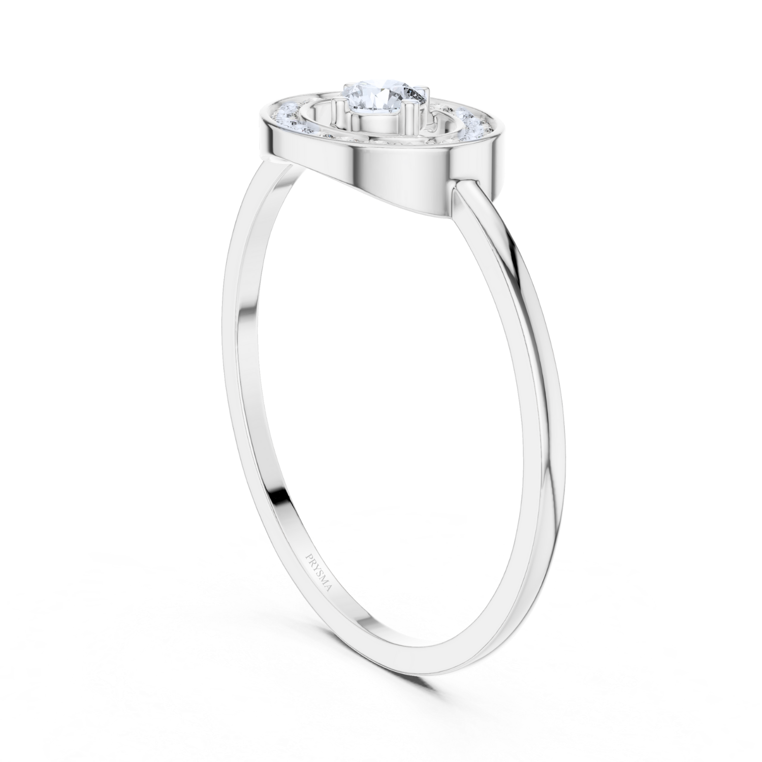 Halo Solitaire Diamond Ring