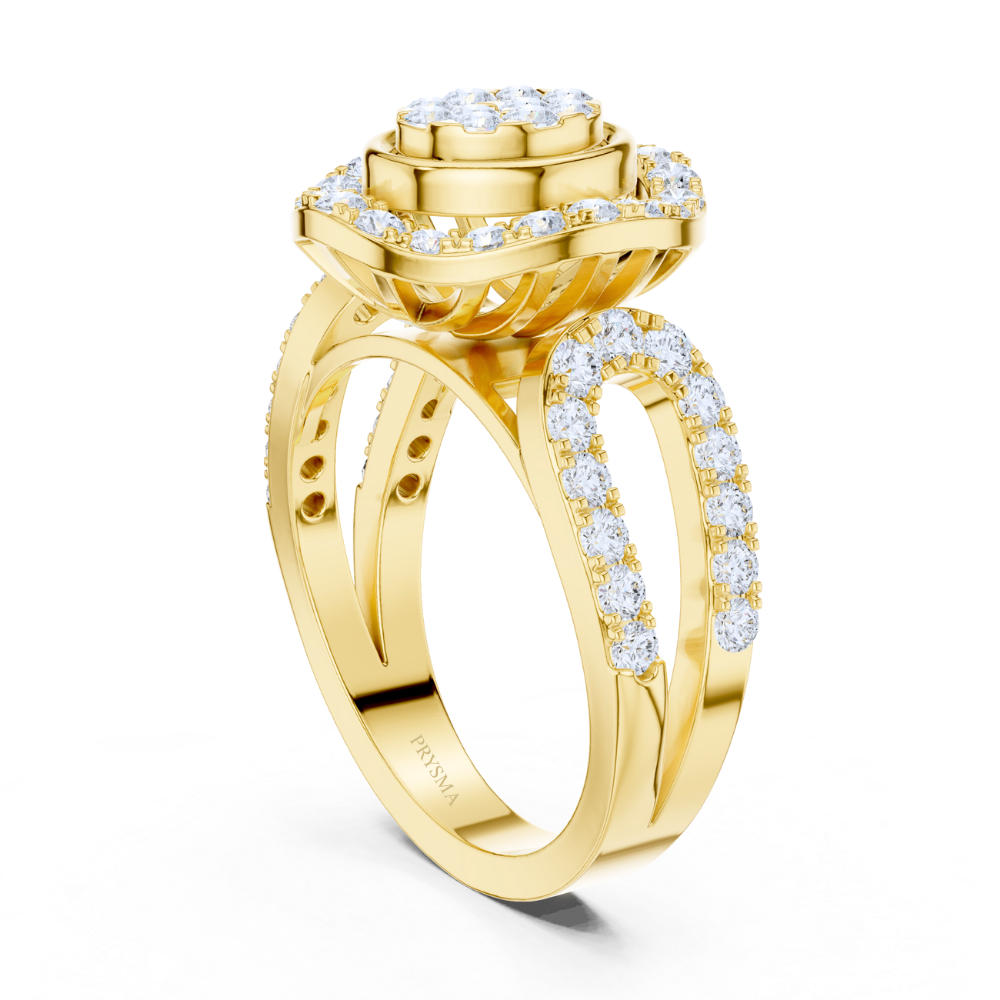Eternal Bloom Halo Diamond Ring
