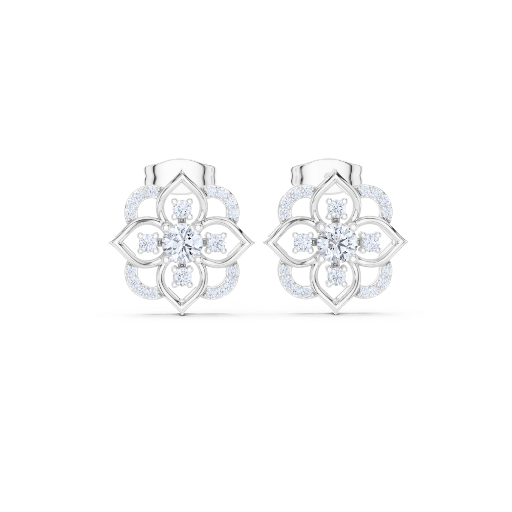 Petal Bloom  Stud Earrings