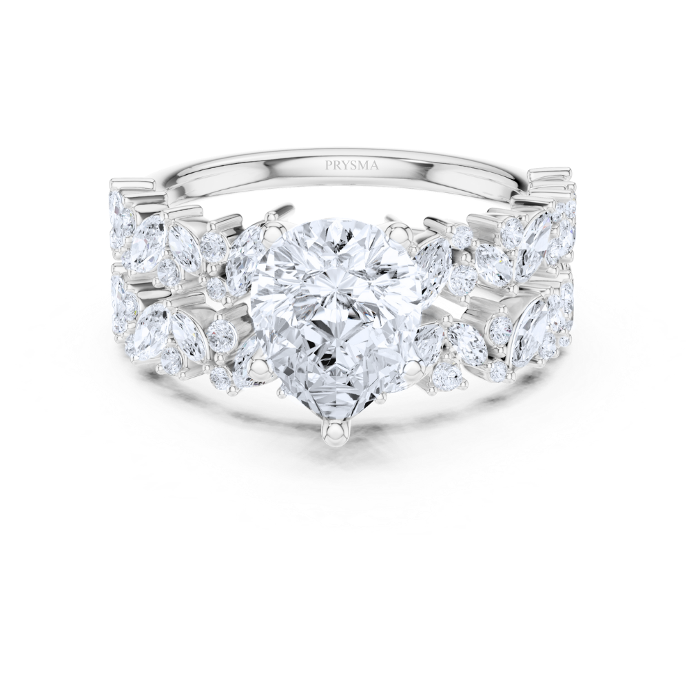 Eternal Grace Pear Diamond Ring