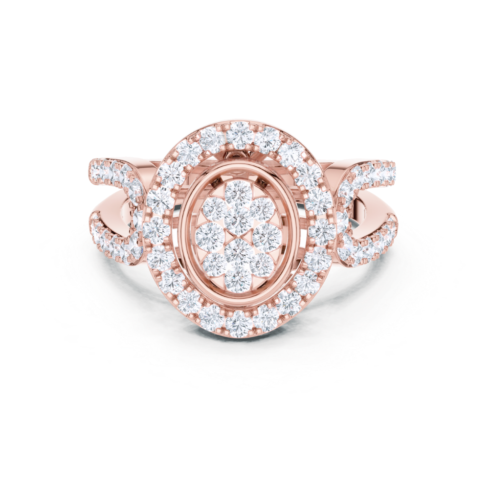 Eternal Bloom Halo Diamond Ring