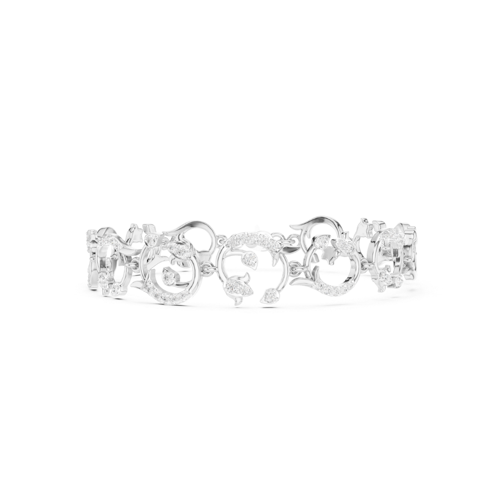 Floranza Diamond Filigree Bracelet