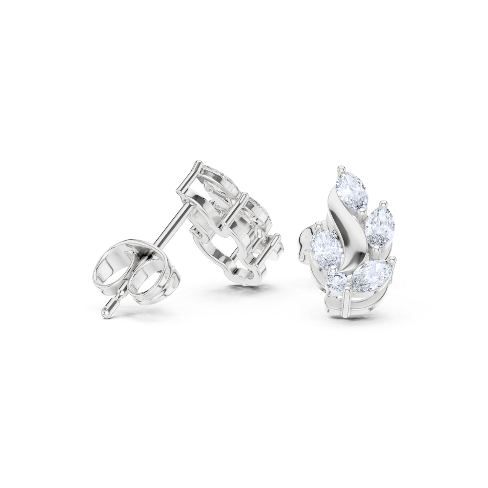 Marquise Cascade Diamond Earrings