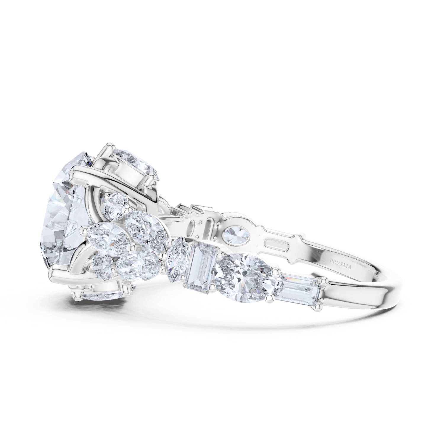 Grandeur Oval-Cut Multi-Stone Diamond Ring