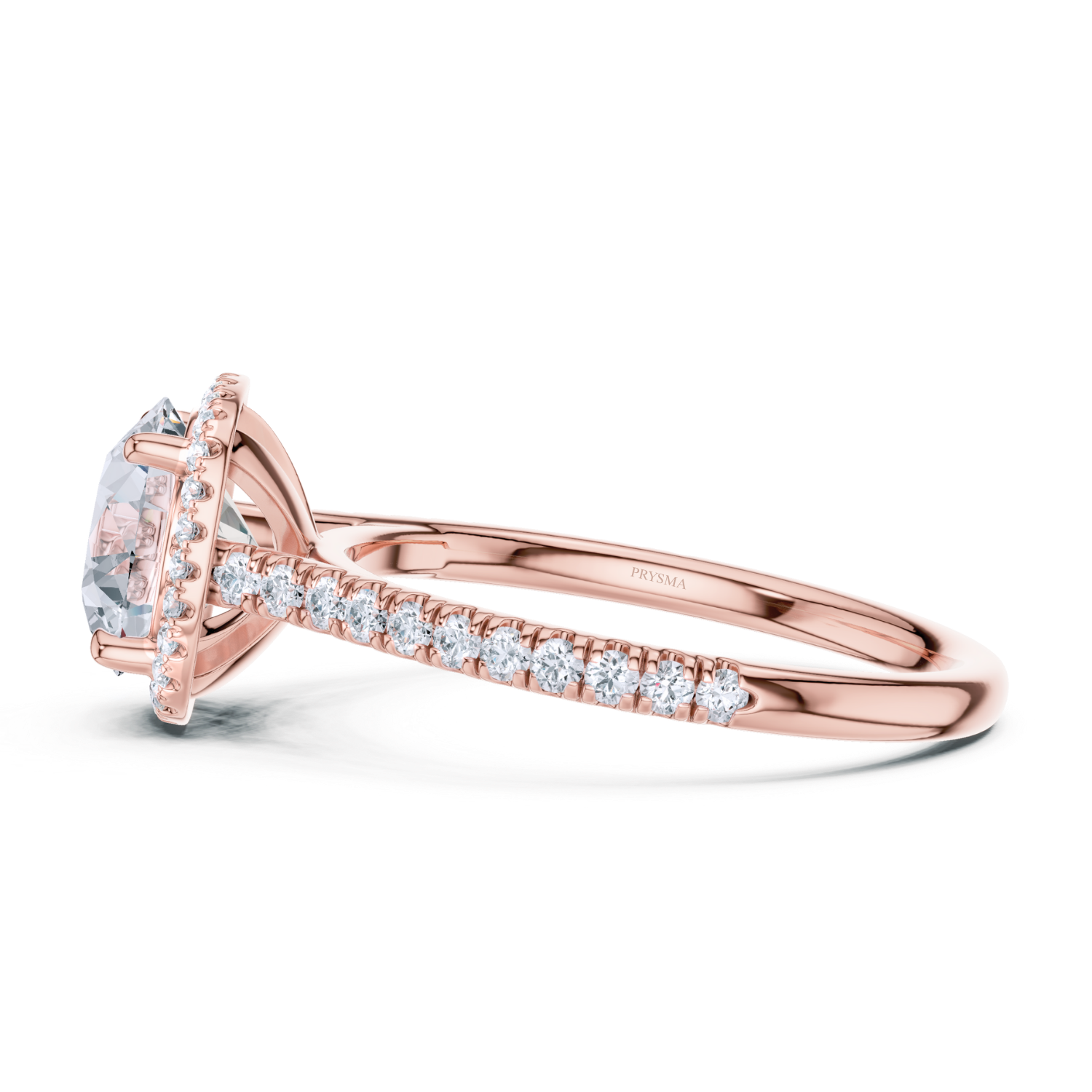 Halo Pave Diamond Ring