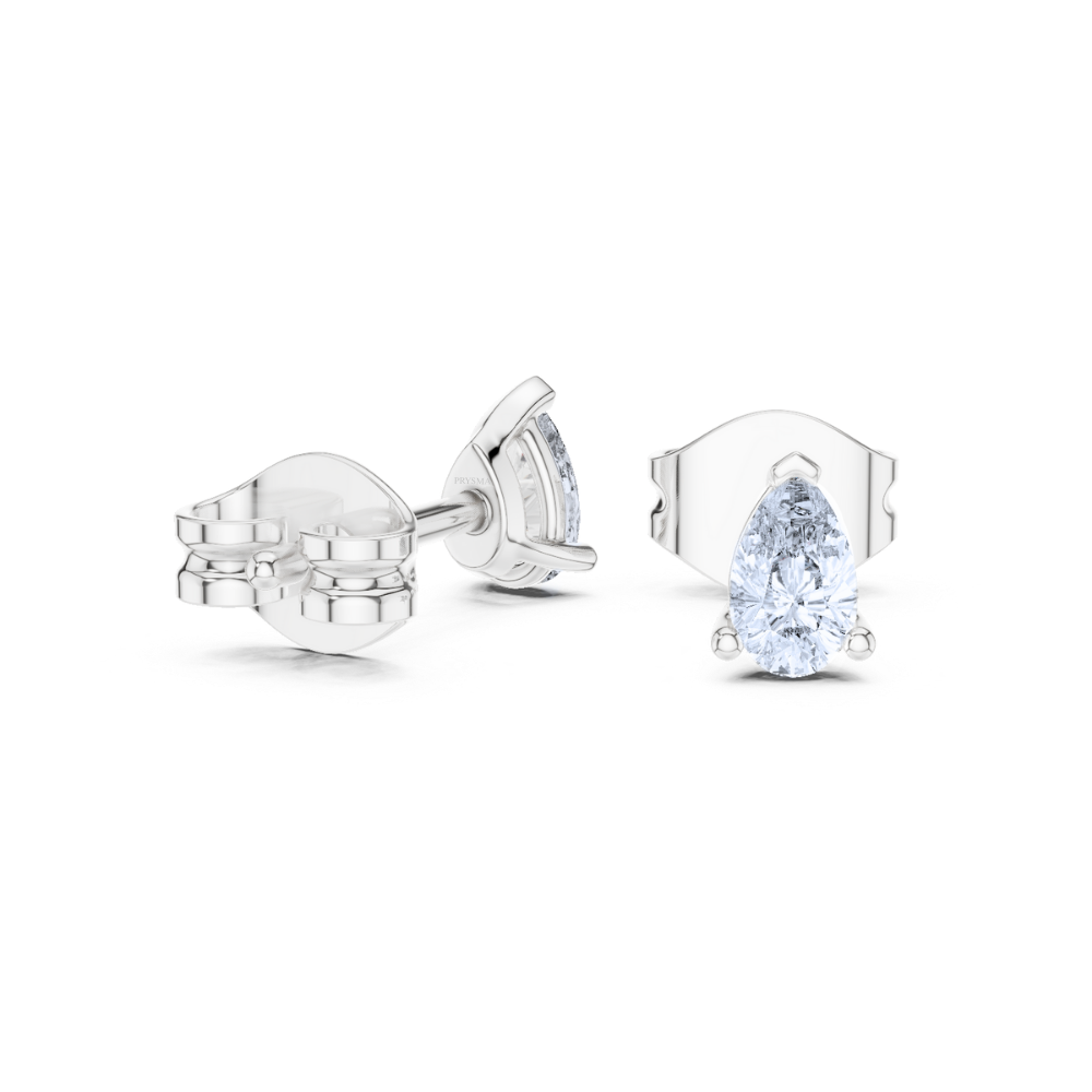 Sleek Teardrop-Inspired Stud Earrings