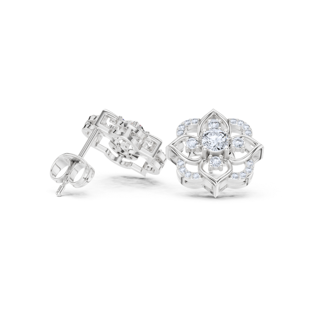 Petal Bloom  Stud Earrings