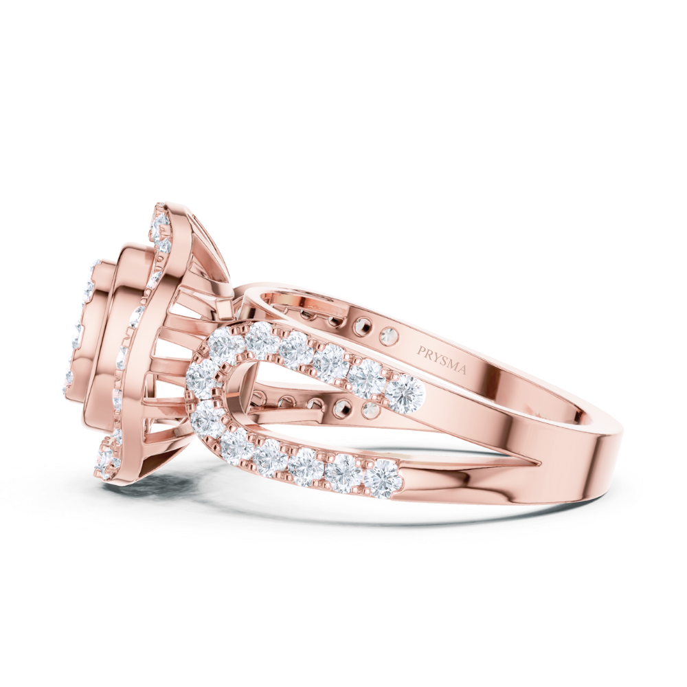 Eternal Bloom Halo Diamond Ring