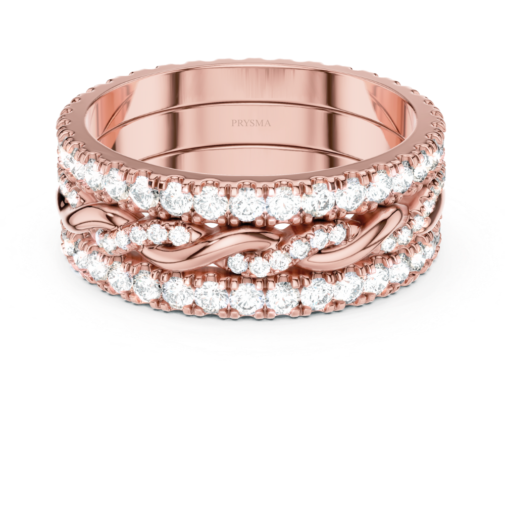 Twist Harmony Diamond Ring
