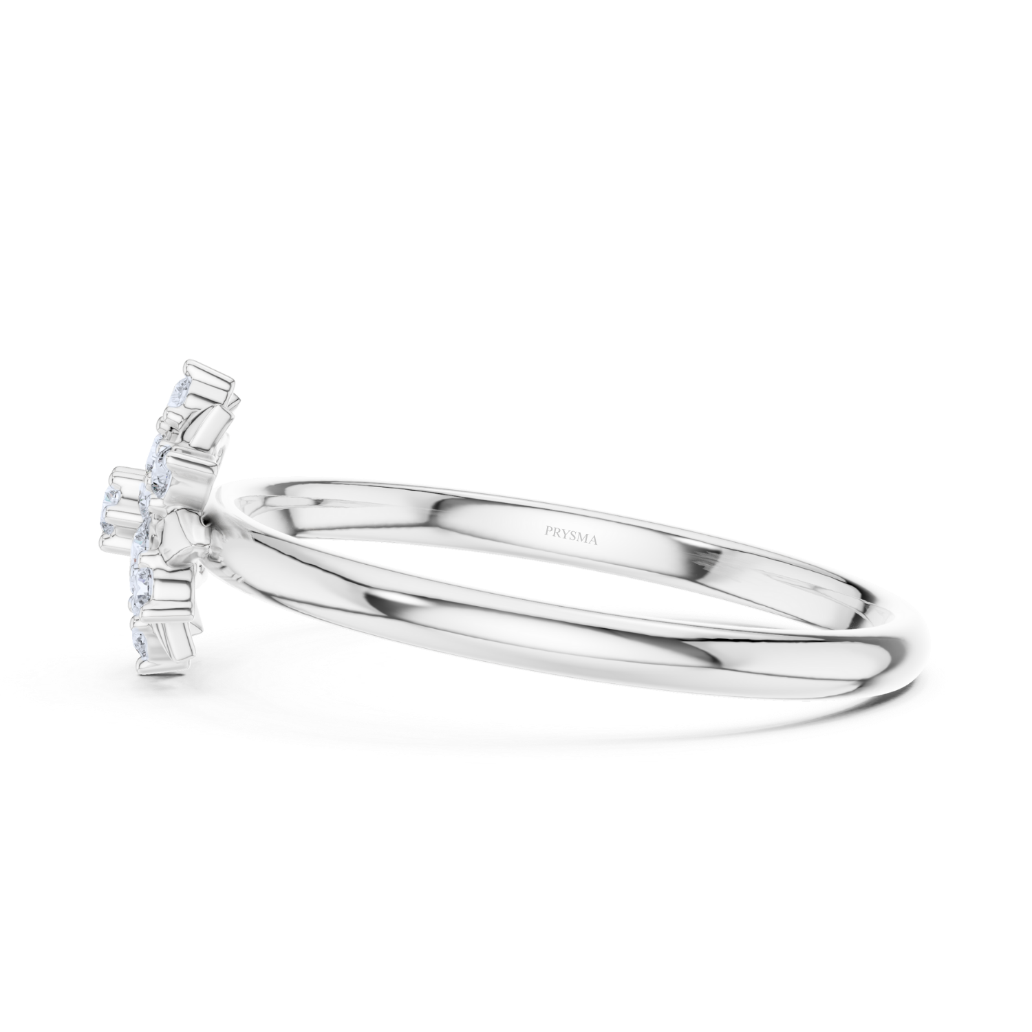 Starlit Blossom Diamond Ring