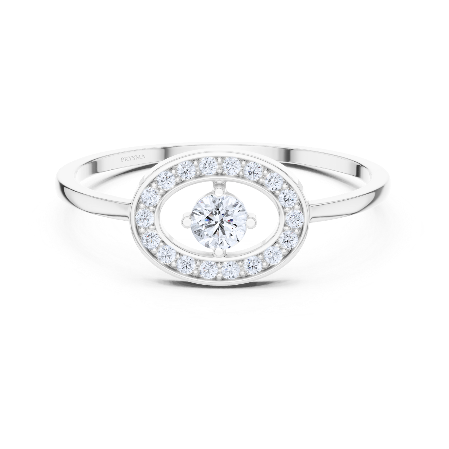 Halo Solitaire Diamond Ring