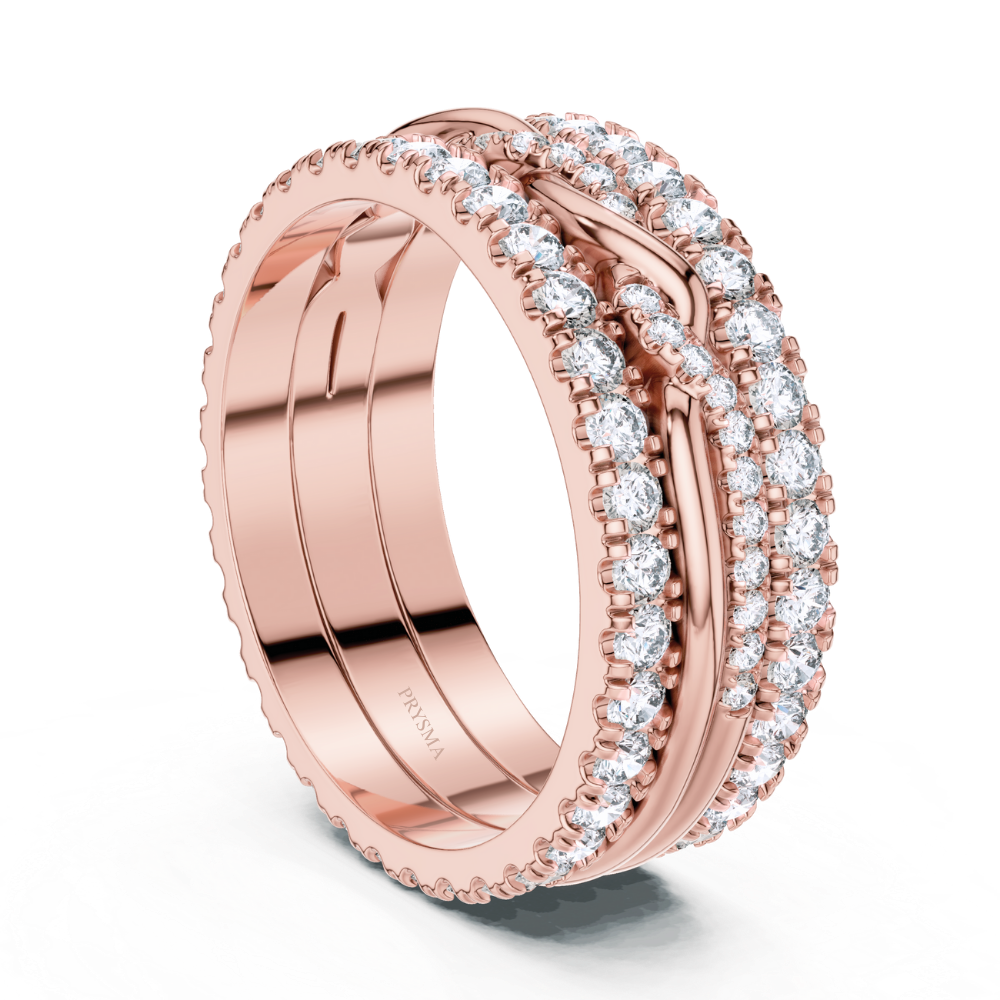Twist Harmony Diamond Ring
