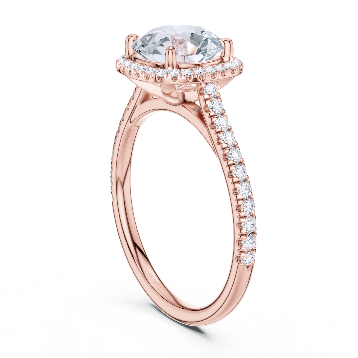 Halo Pave Diamond Ring