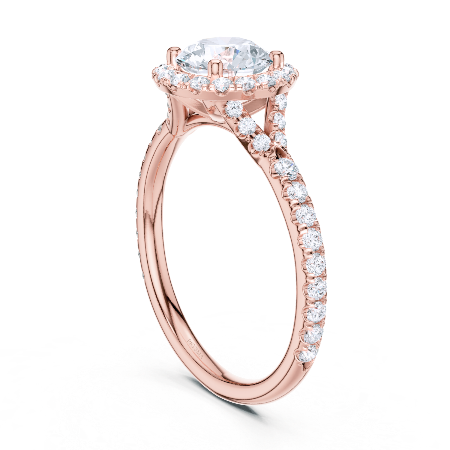 Cathedral Pave Diamond Ring