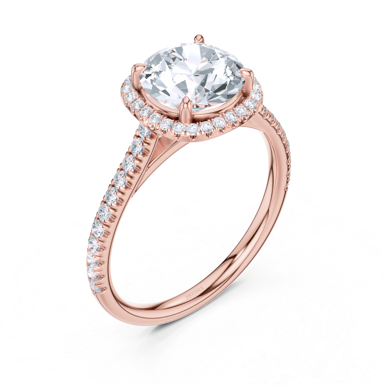 Halo Pave Diamond Ring