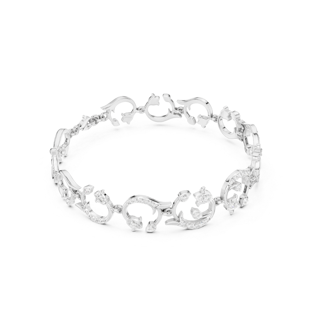 Floranza Diamond Filigree Bracelet