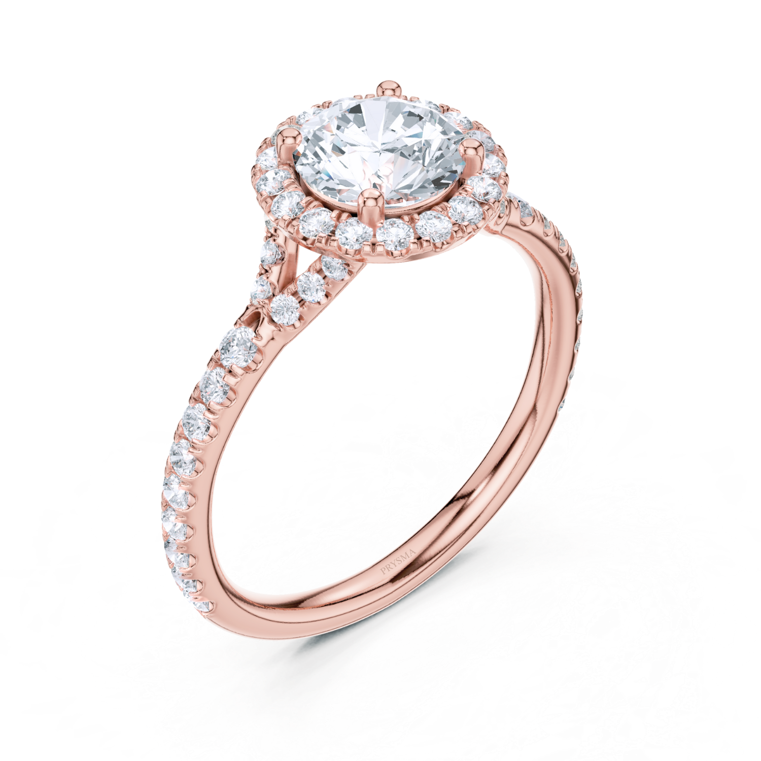 Cathedral Pave Diamond Ring