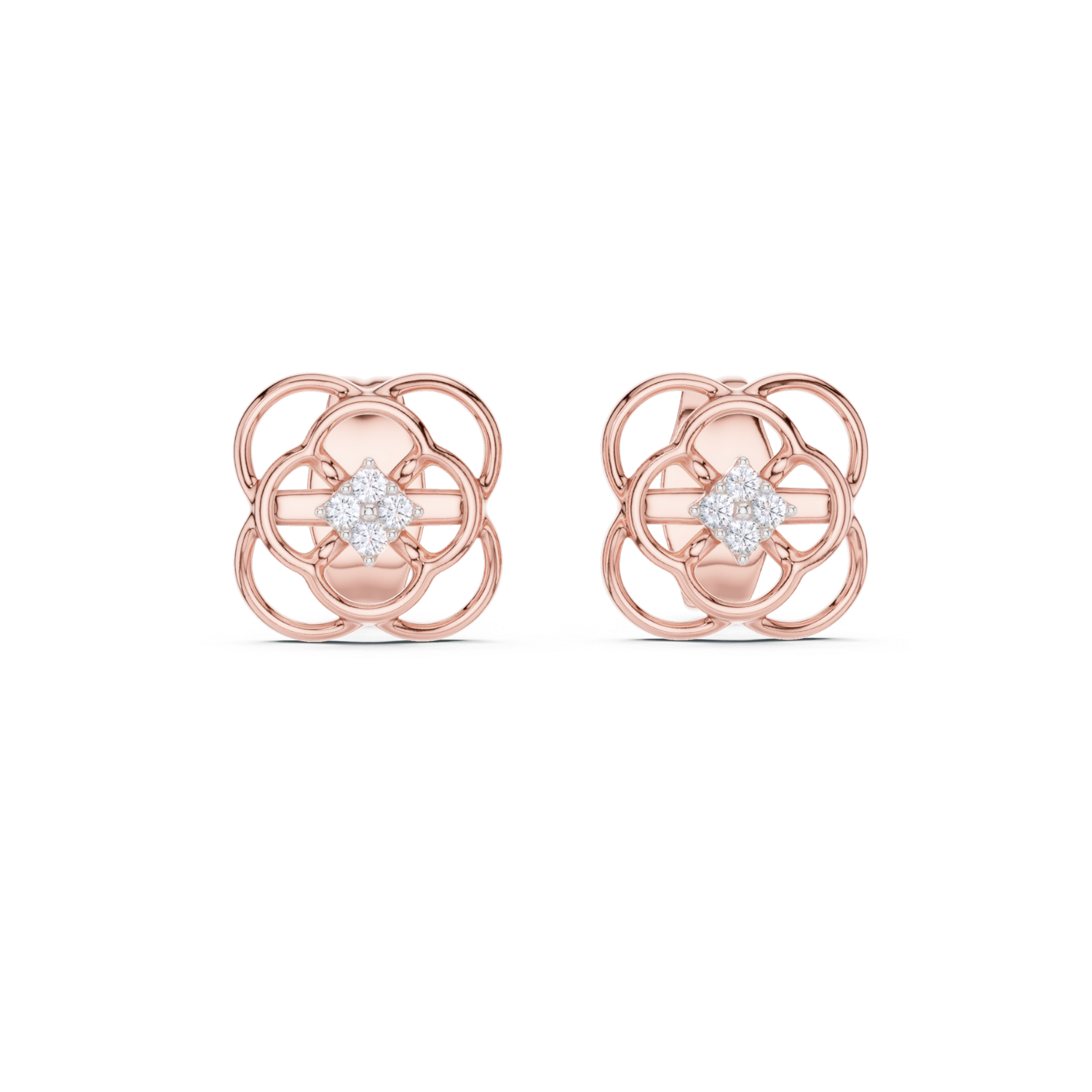 Ethereal Diamonds Stud Earrings