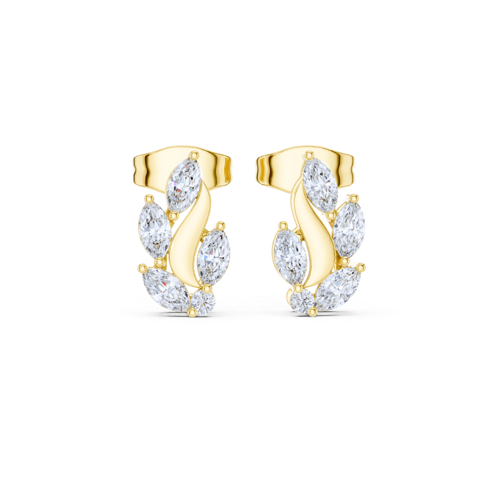 Marquise Cascade Diamond Earrings
