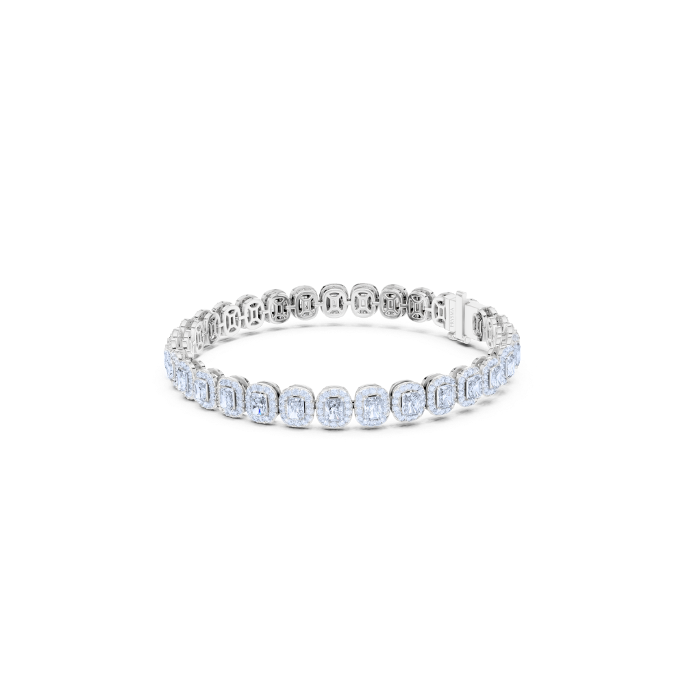 Luminous Halo Tennis Bracelet
