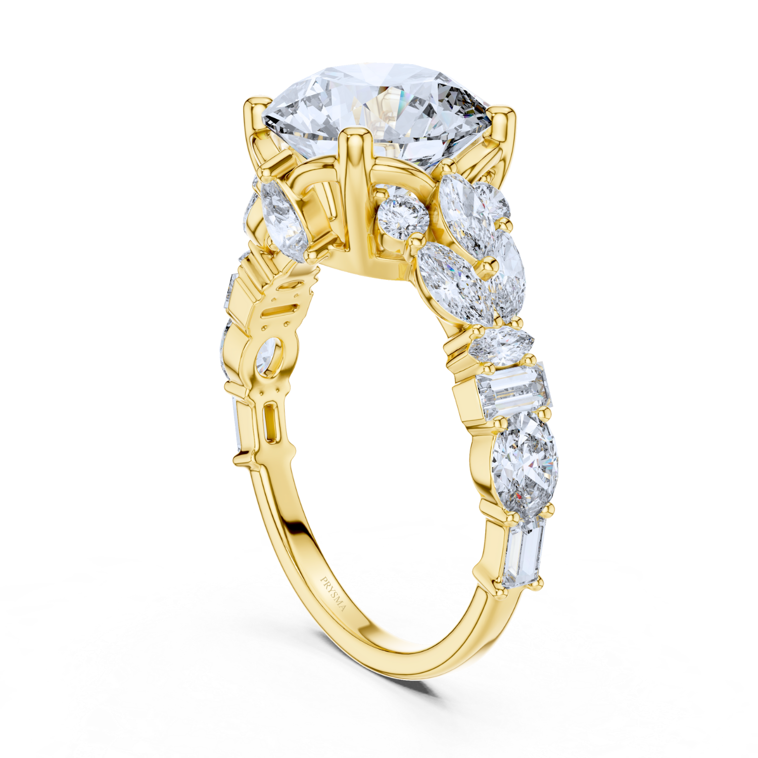 Grandeur Oval-Cut Multi-Stone Diamond Ring